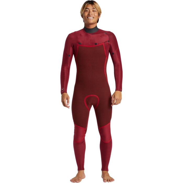 2024 Quiksilver Mens Everyday Sessions 4/3mm GBS Chest Zip Wetsuit EQYW103201 - Black / Thyme